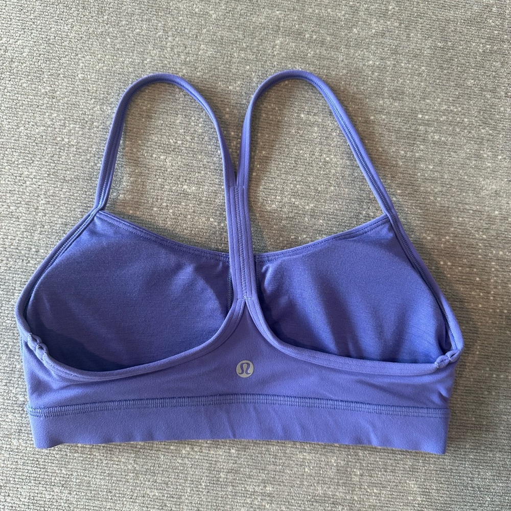 Lululemon flow y bra size 6 charged indigo - Picture 2 of 6